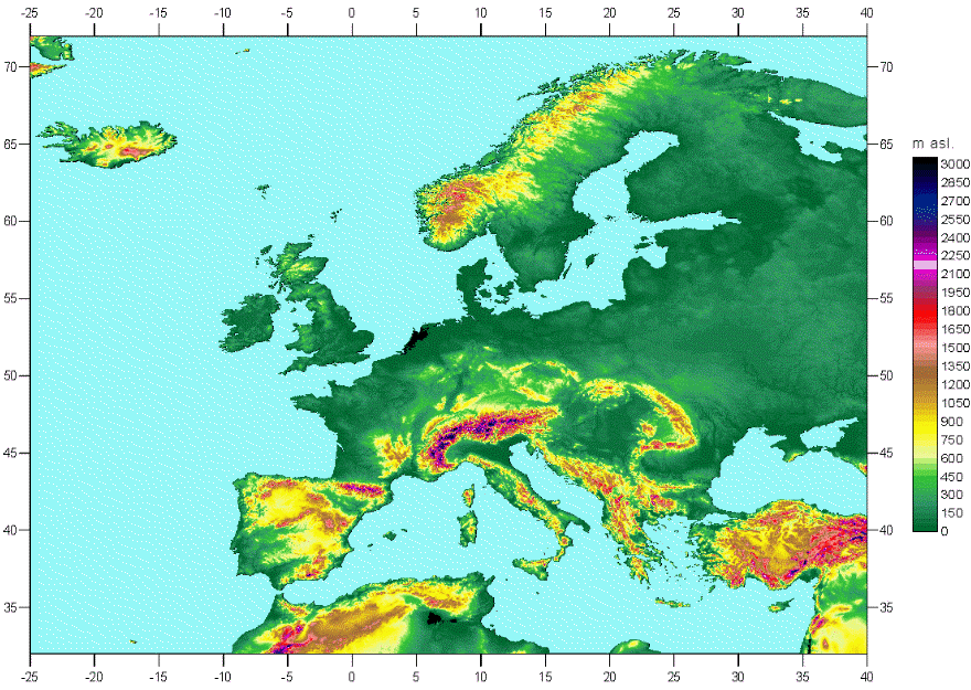 Climate Map Of Europe