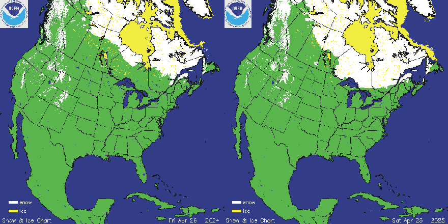 Northern Hemisphere snow cover is 2nd highest in 17 years